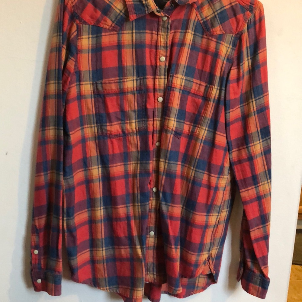 American Eagle Plaid Top